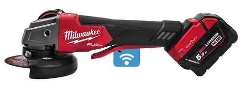 Milwaukee 4933478435 M18 ONEFSAG125XPDB-502X Angle Grinder with Quick Stop 125mm 18V 5.0Ah