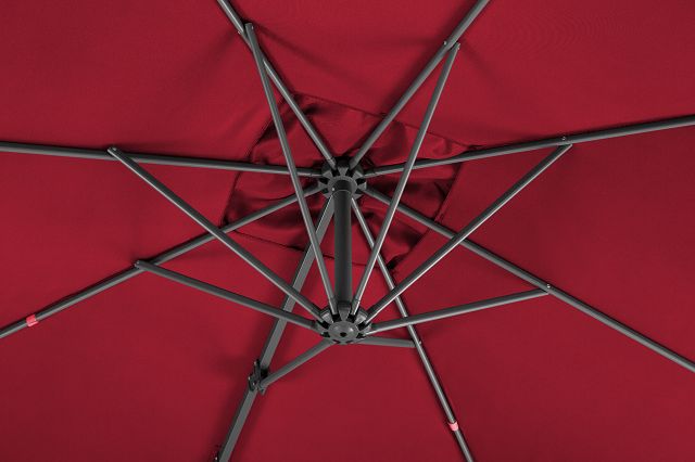 Schneider Schirme Schneider Ampelschirm Rhodos Junior, ca. 270x270 cm, rot