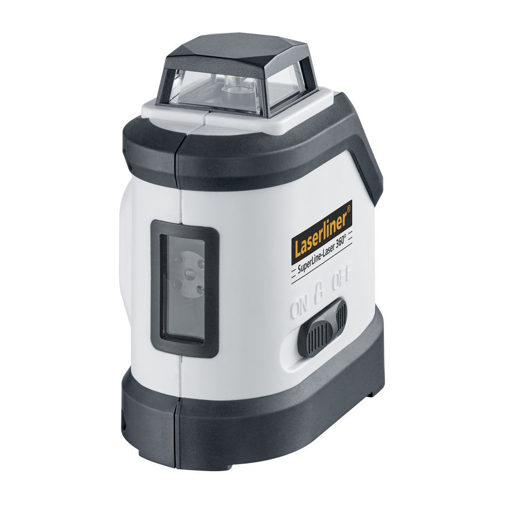 Laserliner 081.150A SuperLine-Laser 360° RX 30 κόκκινο λέιζερ διασταυρούμενων γραμμών με δέκτη