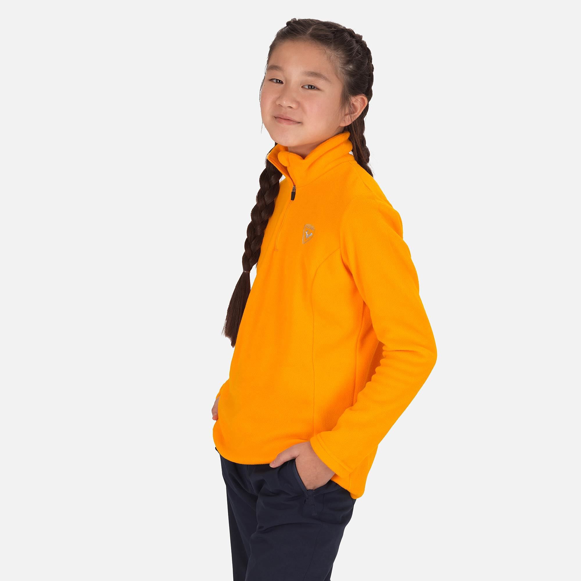 Haut en polaire demi-zip Fille