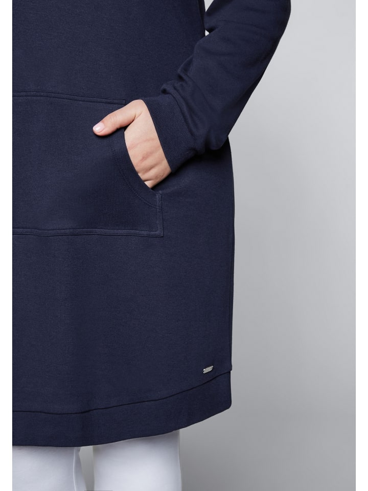 sheego Sweatkleid in marine günstig kaufen 40-42