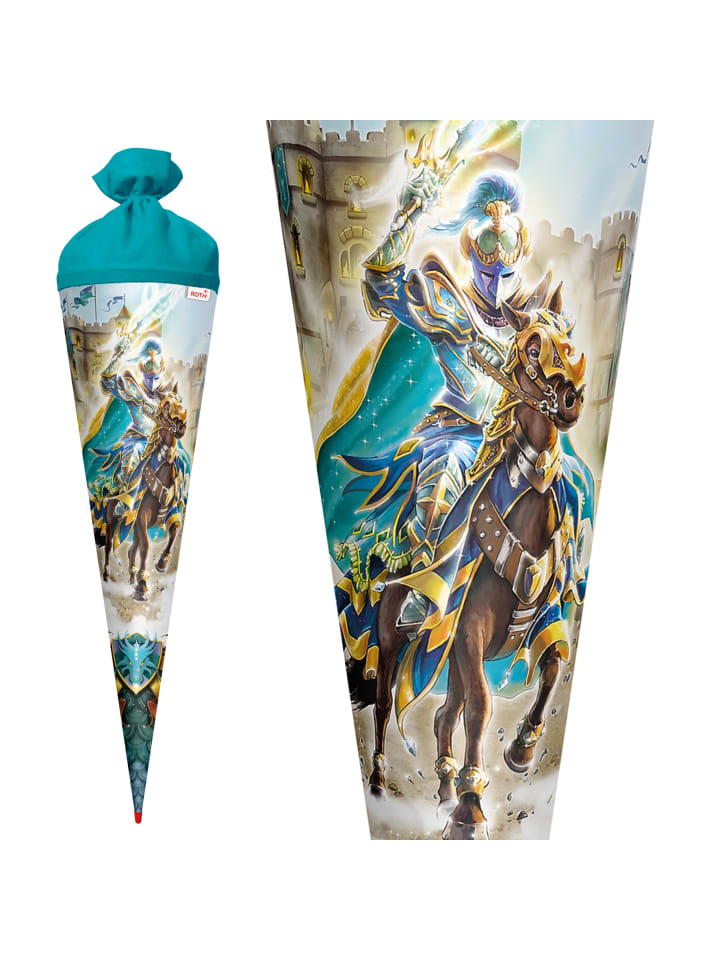 ROTH Schultüte groß Ritter 70 cm in Grün günstig kaufen onesize