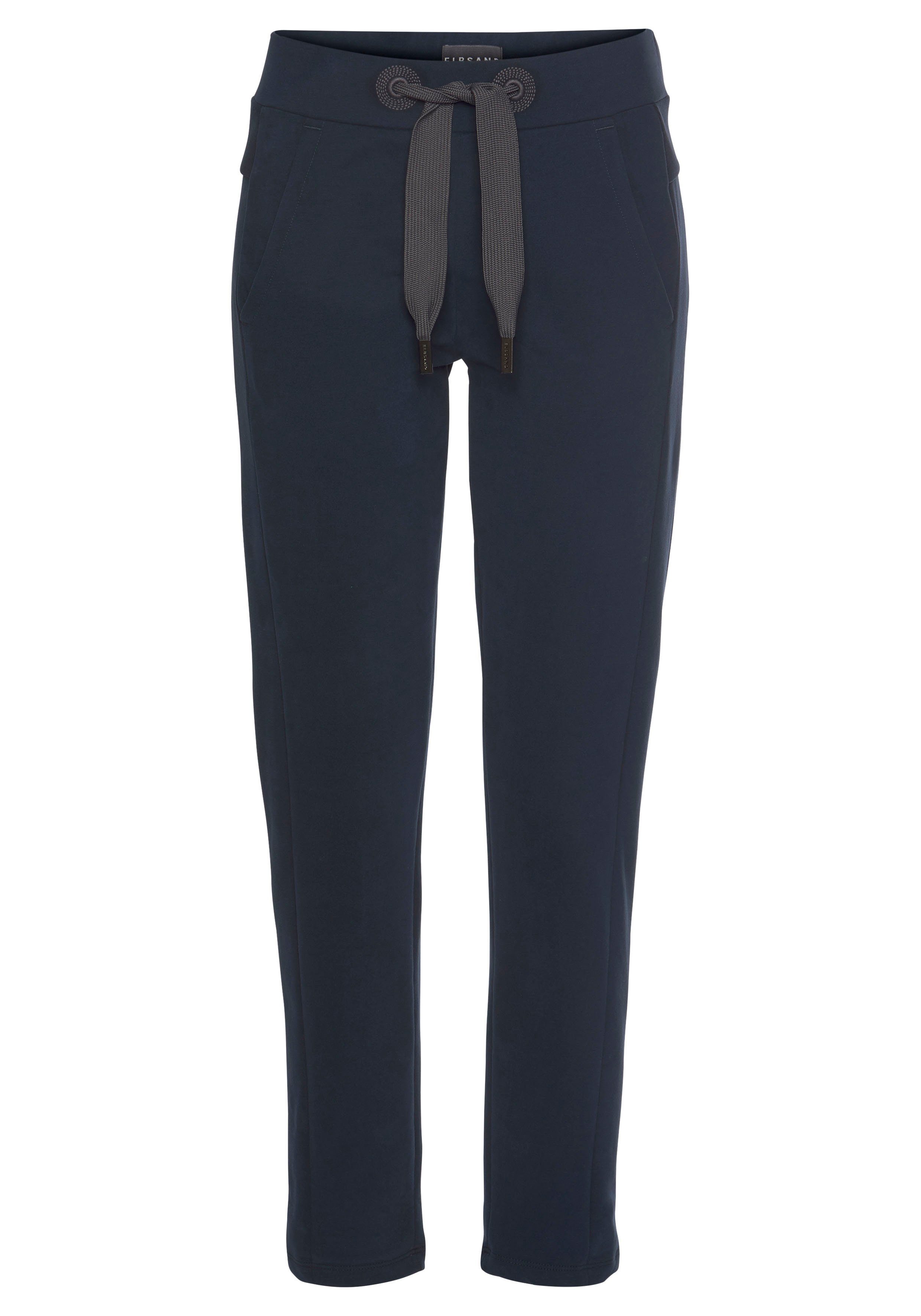 Elbsand Sweathose Brinja mit Logoprint am Bund und Taschen, Jogginghose, Relaxhose
