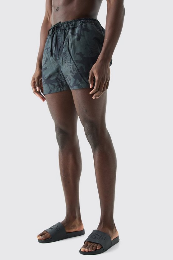 Kurze Camouflage Badehose