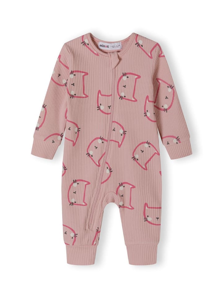 Minoti 3er. Set: Strampler 21babyrib1 in hellpink günstig kaufen 50