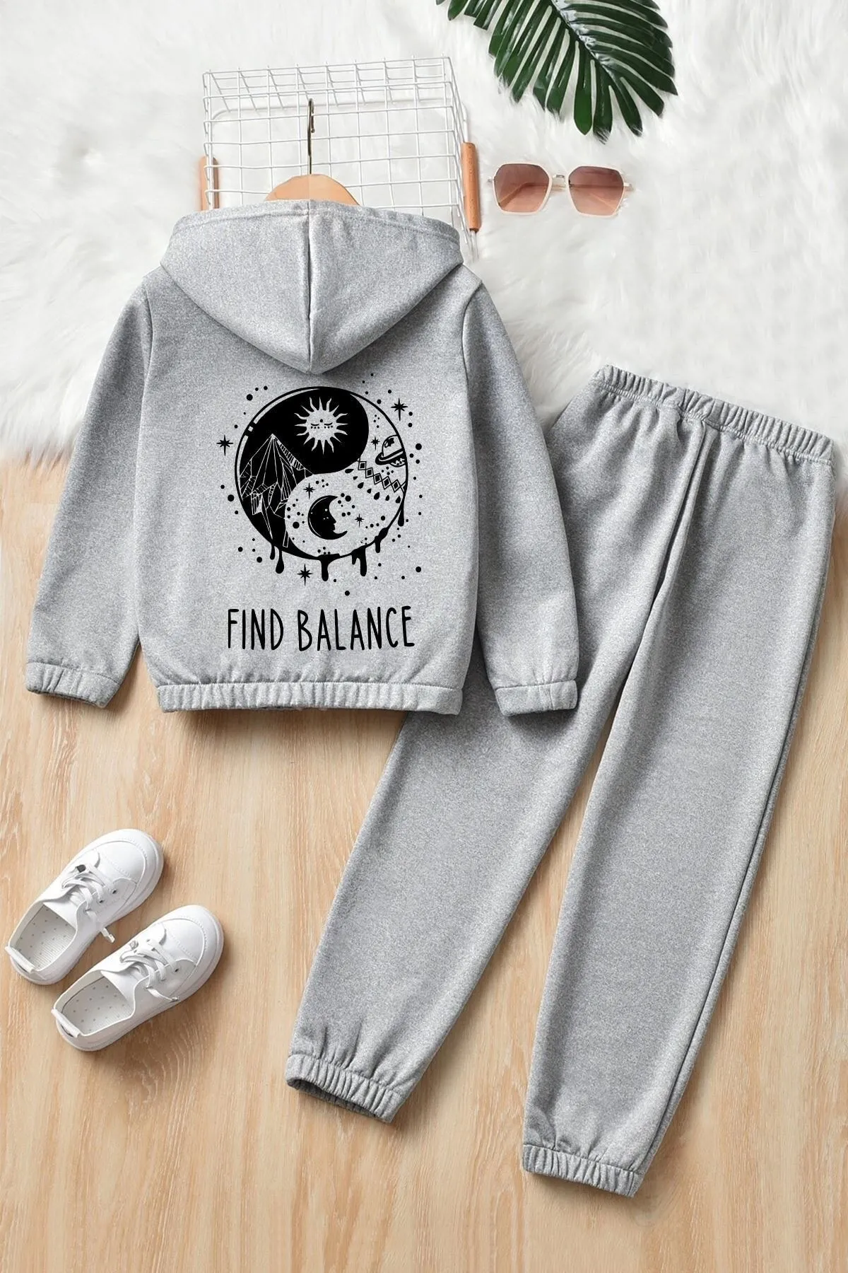 uyguntarz  Yin & Yang-Trainingsanzug für Kinder