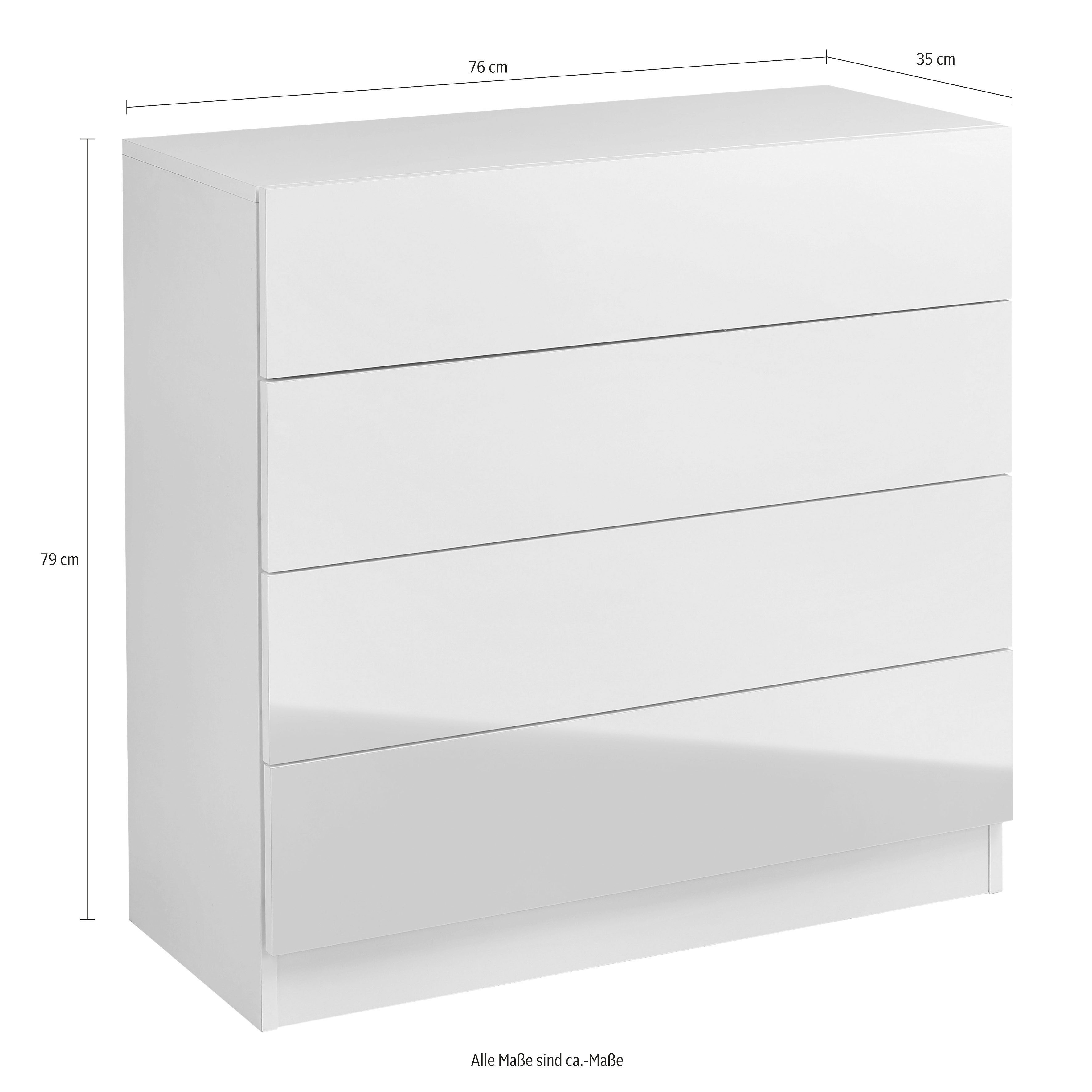 borchardt Möbel Schubkastenkommode Vaasa, Breite 76 cm