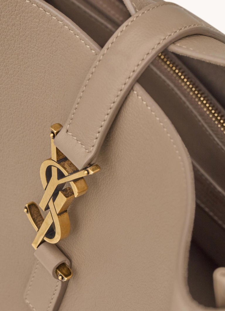Geantă de umăr mare Saint Laurent Le 5 À 7 din piele de vițel