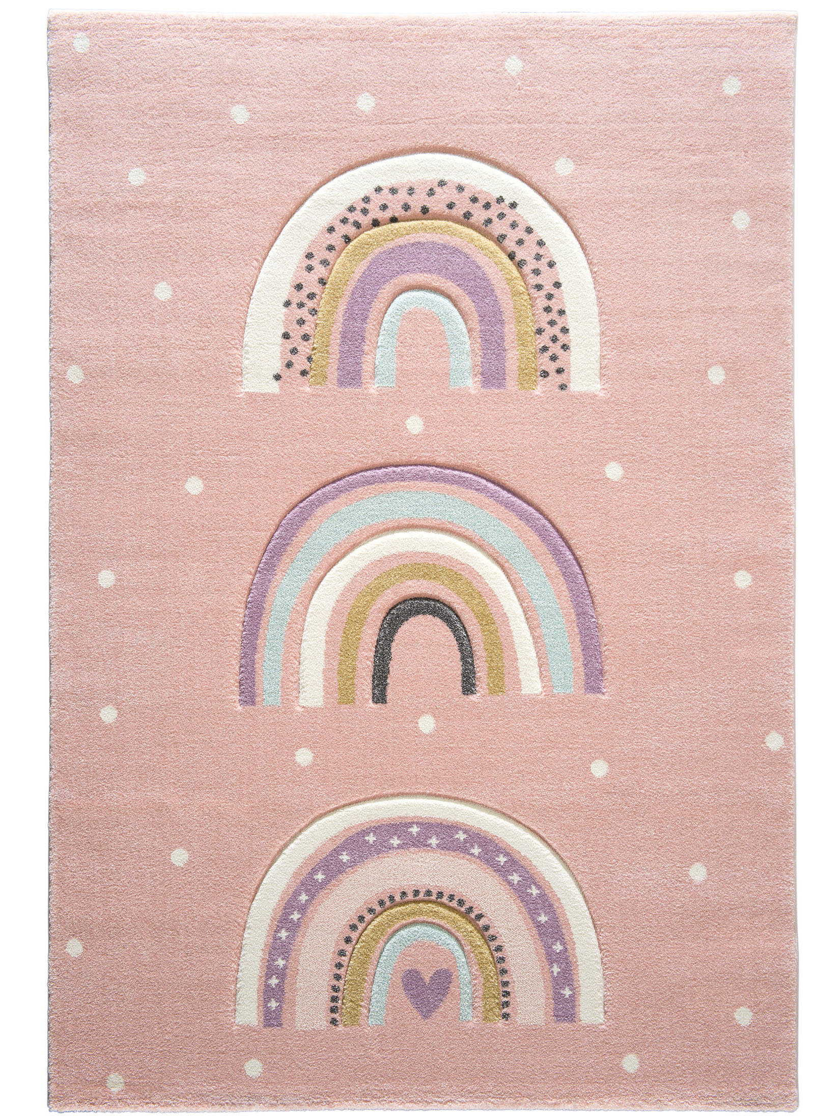 Wonderheart Kinder-Teppich, Rosa