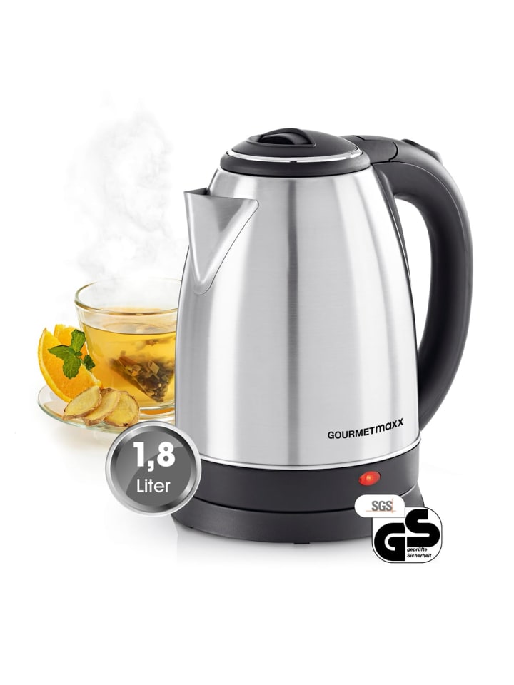 Gourmetmaxx GOURMETmaxx Wasserkocher - 1,8l - Edelstahl günstig kaufen onesize