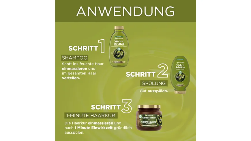 Garnier Wahre Schätze Shampoo Mythische Olive 300 ml