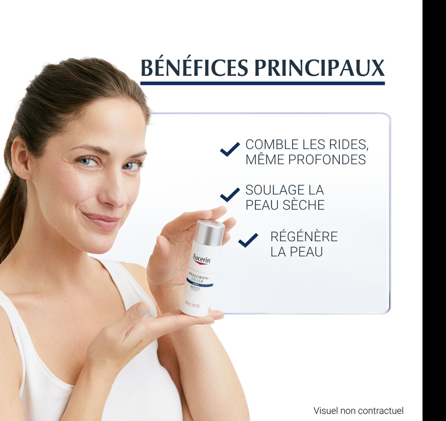 Eucerin Hyaluron-Filler Extra Riche Soin Anti-Rides de Nuit - Peaux Sèches