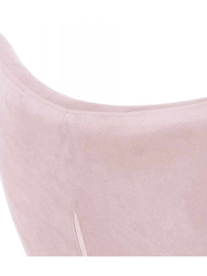 KADIMA DESIGN Ohrensessel Loungestuhl Rosa Samt Holz | Skandinavischer Stil günstig kaufen onesize