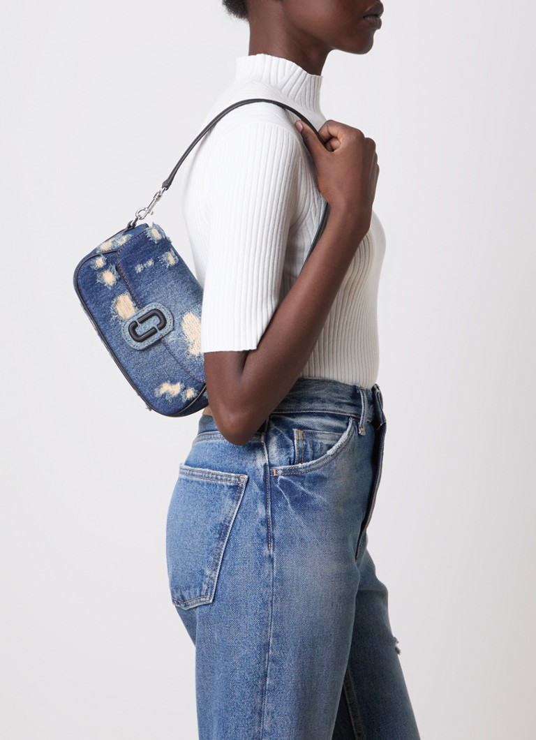 Marc Jacobs  The Clover crossbodytas van denim met afneembare schouderriem