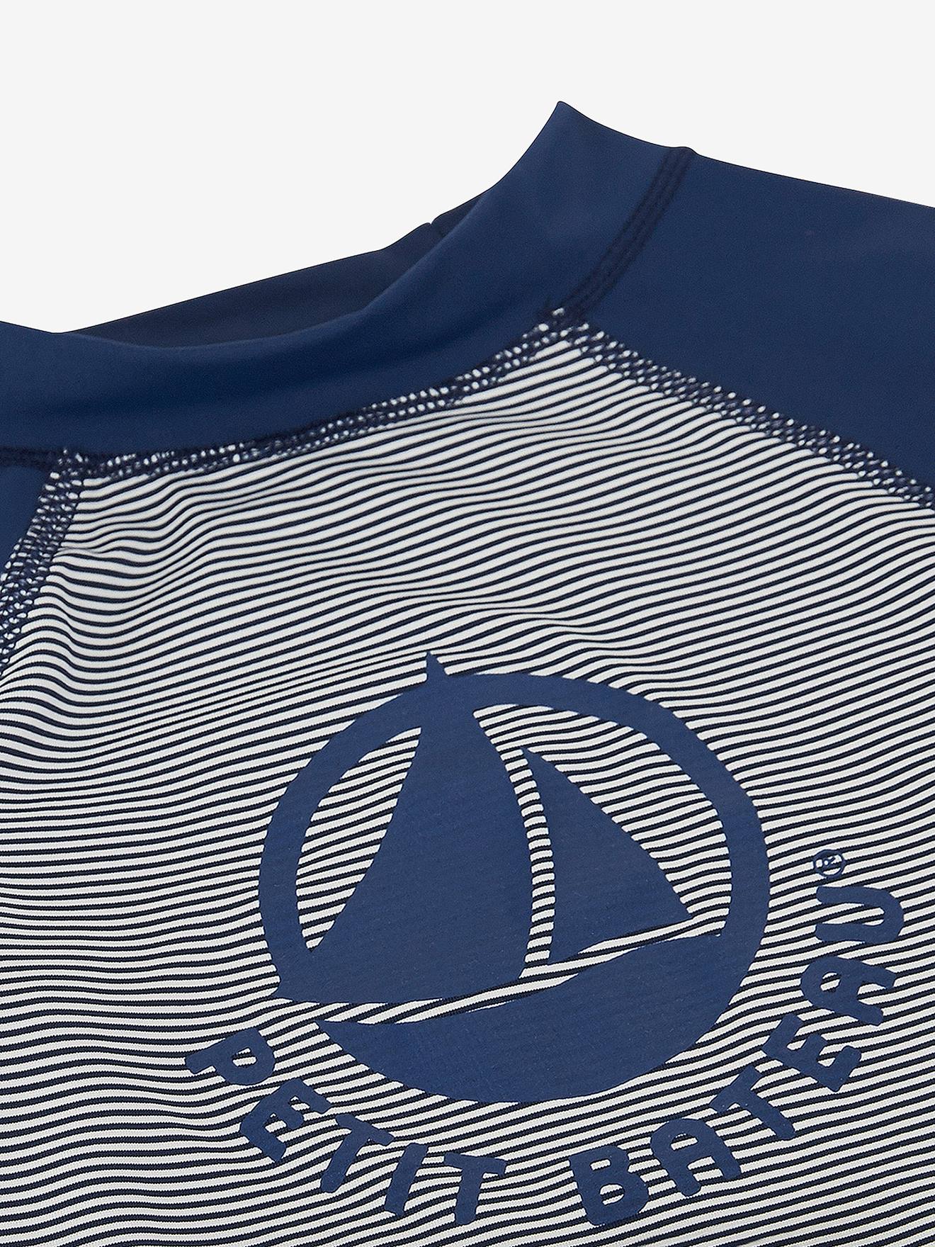 T-shirt manches longues anti-UV PETIT BATEAU bleu
