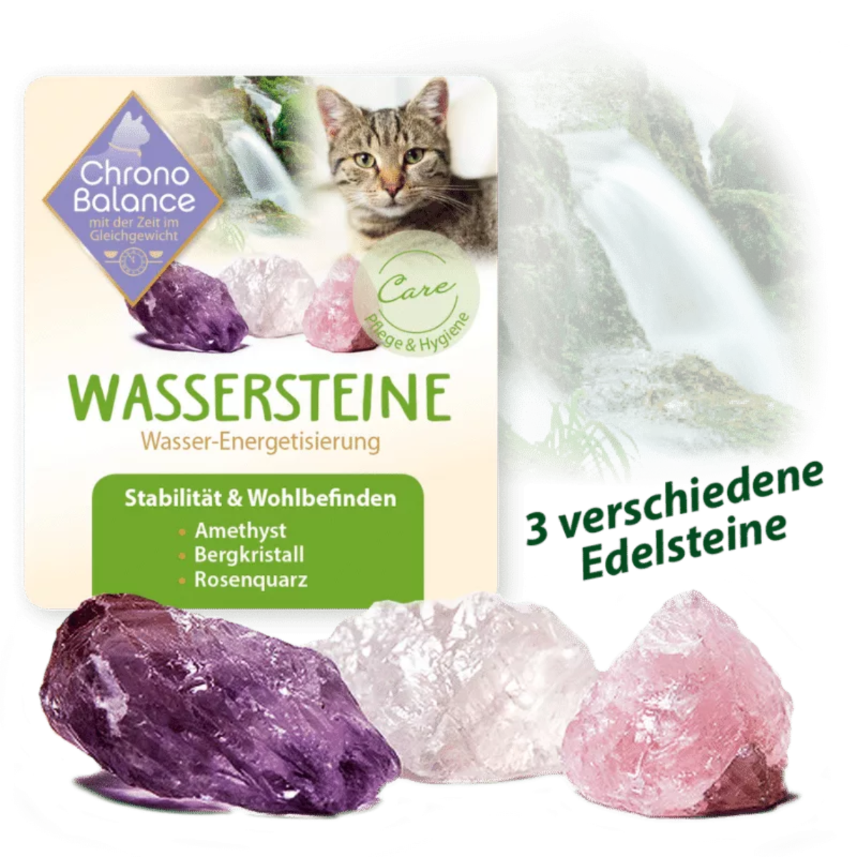 ChronoBalance Futternäpfe ChronoBalance Wassersteine zur Wasserenergetisierung