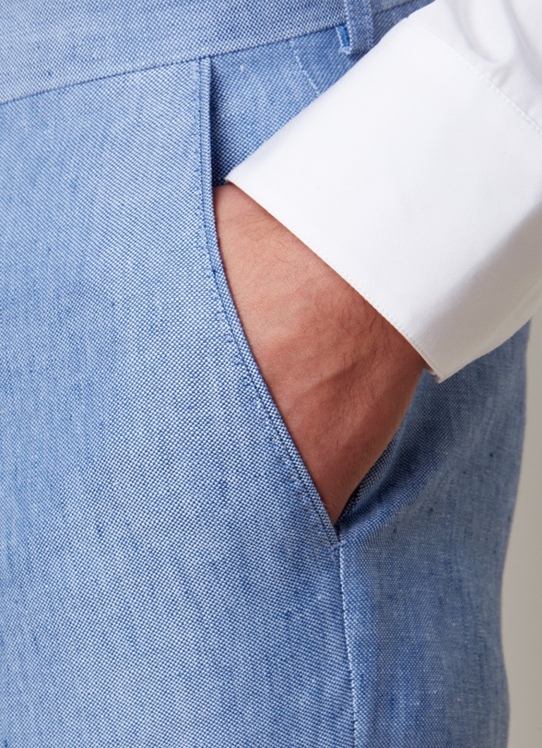 Pantaloni Oscar Jacobson Denz Slim Fit cu buzunare laterale