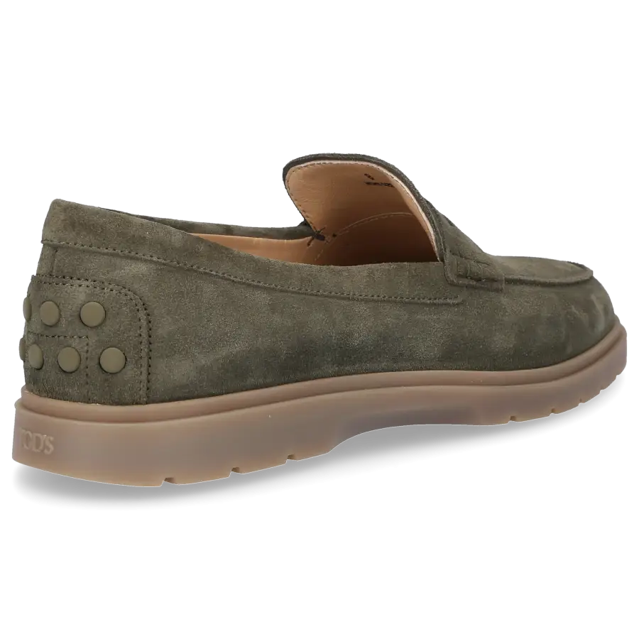 Tod's - Loafer M59K0 Veloursleder - grün