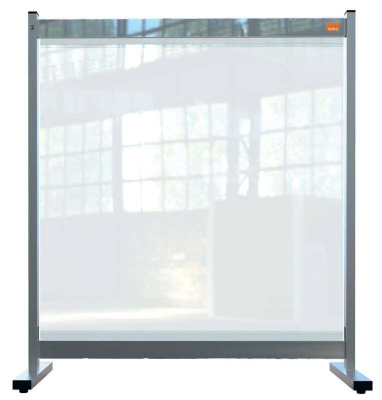 Nobo Schutzscheibe Premium Plus PVC Transparent 800 x 700 X 410 mm