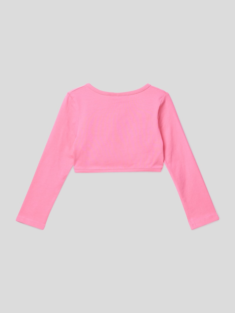 Bolero mit Knopfverschluss in pink