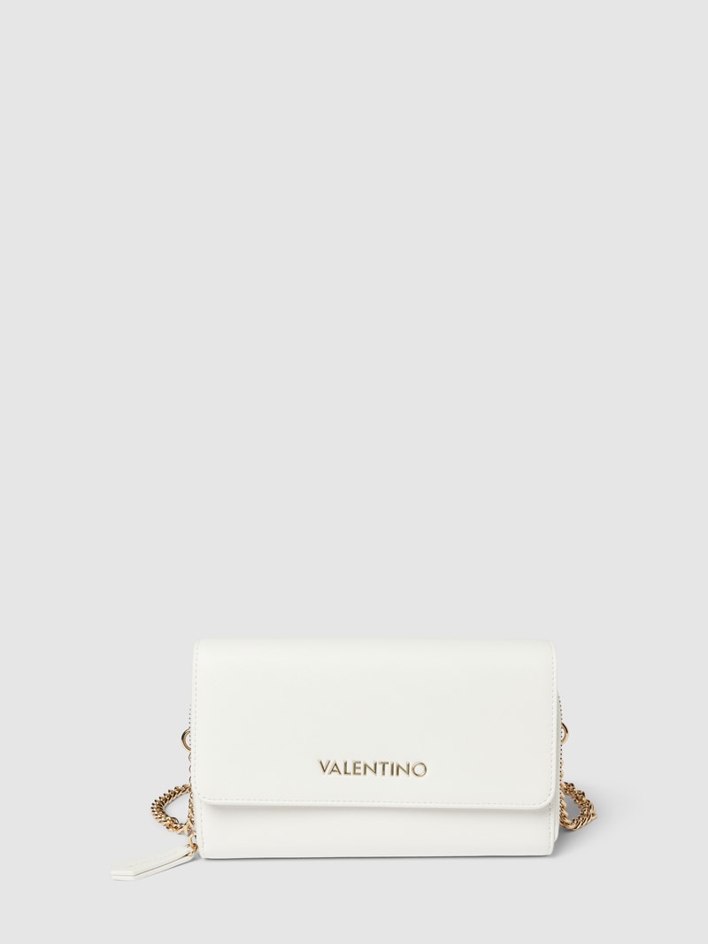 Handtasche mit Label-Detail Modell 'ZERO' in weiß