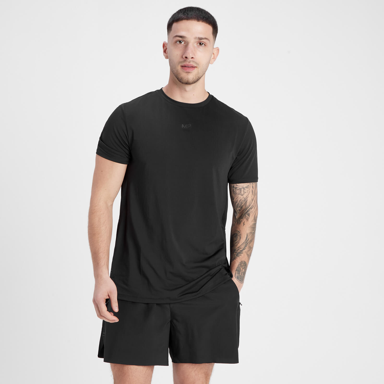 T-shirt à manches courtes MP Velocity Ultra pour hommes – Noir