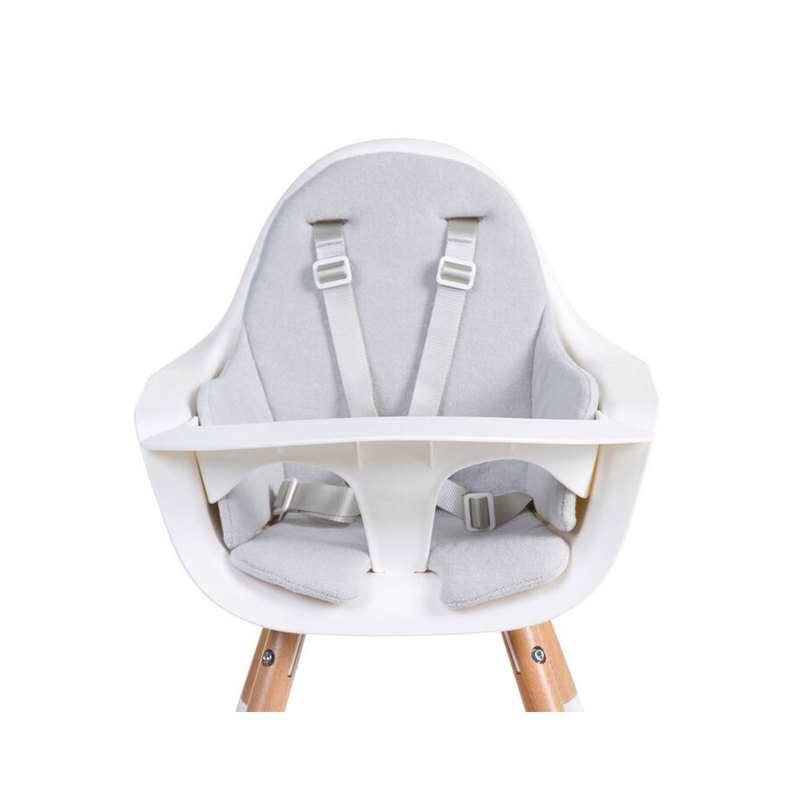 Coussin éponge pour chaise haute Evolu pastel mouse gris Childhome