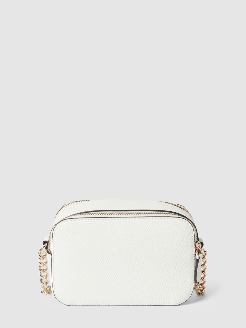 Camera Bag mit Schulterriemen in metallic Modell 'NOELLE' in weiß