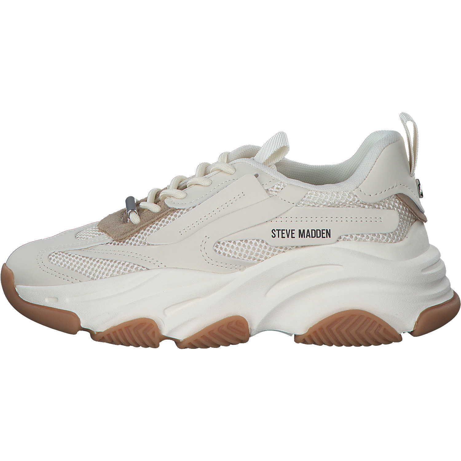 Steve Madden Possession-e SM19000033, Schnürschuhe, Damen, Weiß