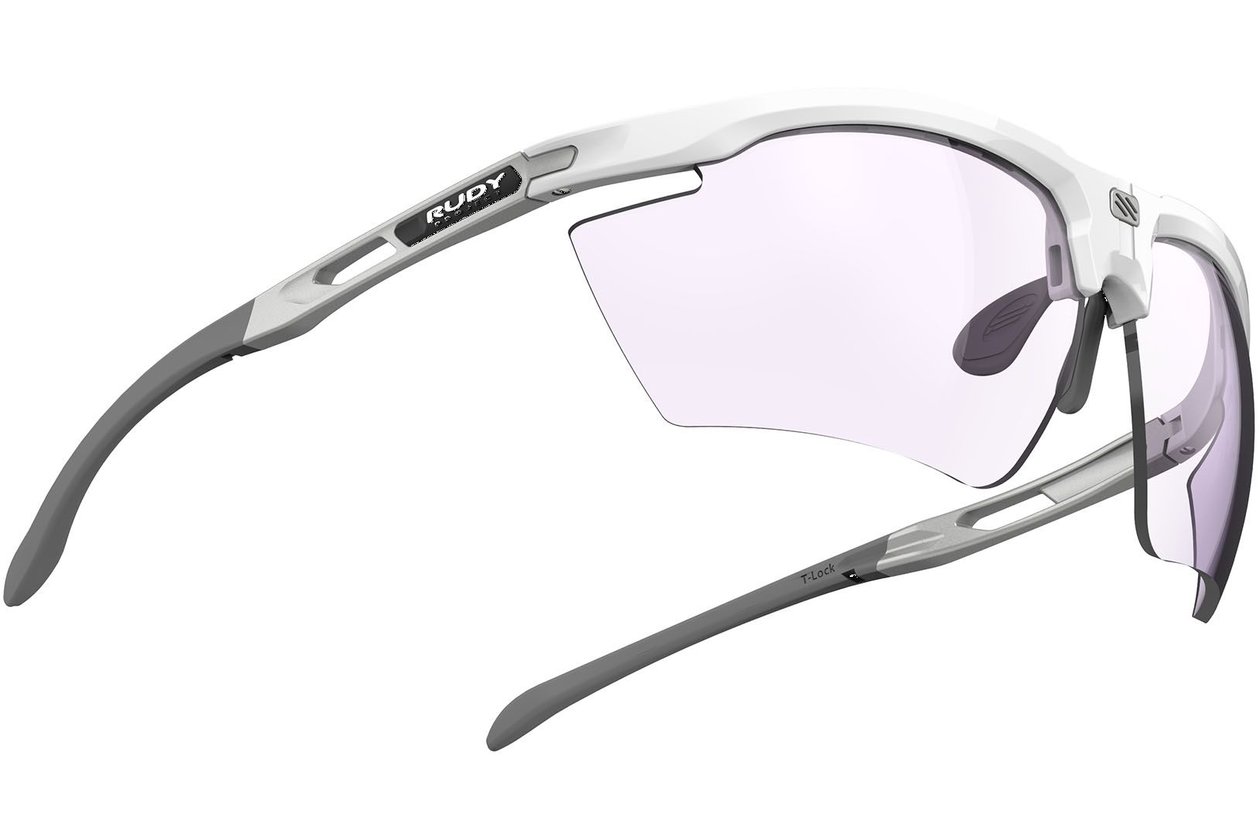Rudy Project Magnus White Gloss / Impactx Photochromic 2 Laser Purple