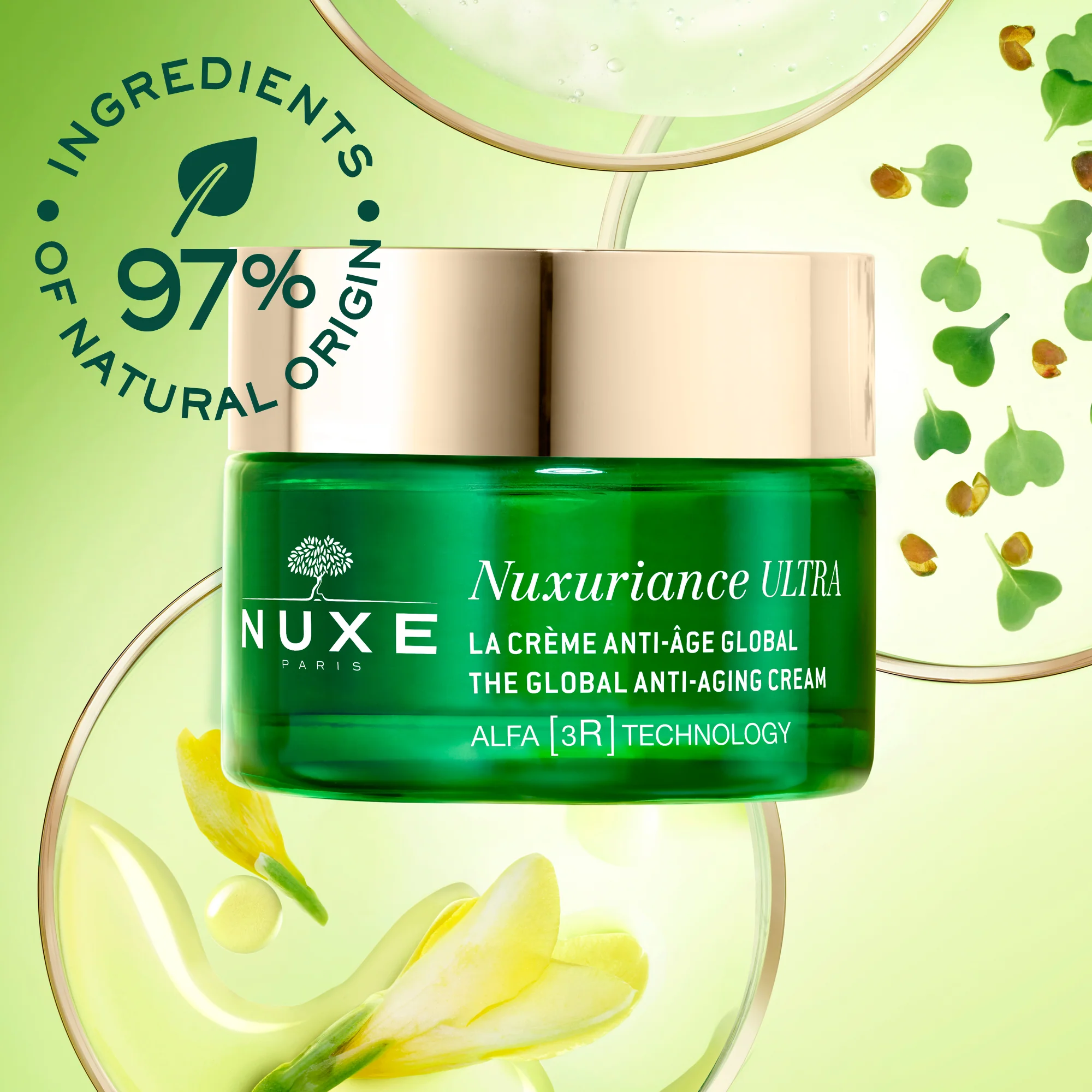 Nuxuriance Ultra Crème Anti-Âge Globale - Crème de jour anti-rides, Crème de jour à effet global