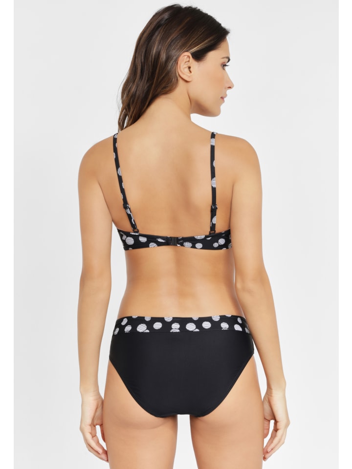 LASCANA Bügel-Bikini in schwarz-weiß günstig kaufen