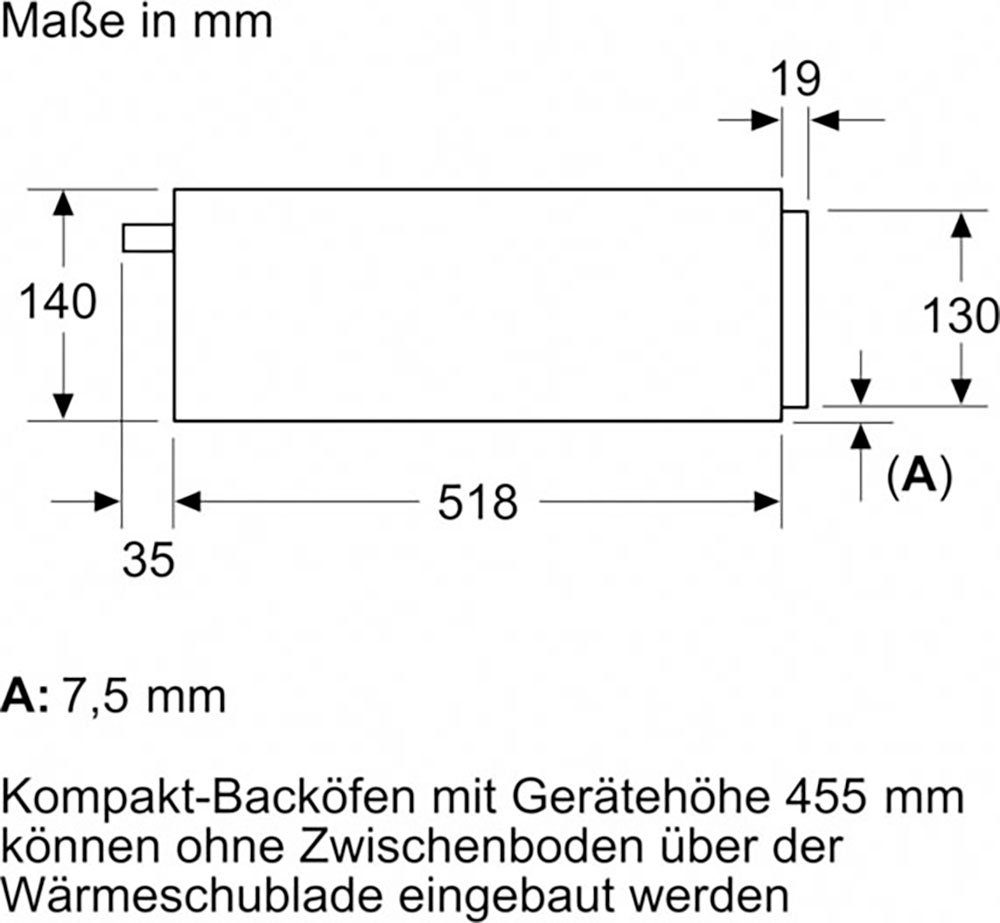 NEFF Einbau-Wärmeschublade N24HA11N1