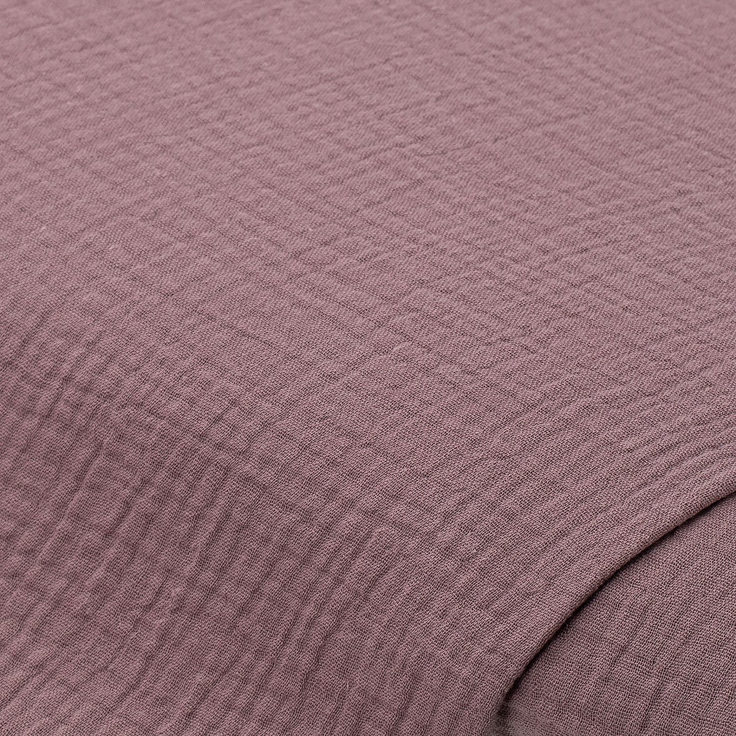 Musselin/Doppel-Gaze, 160 cm breite, mauve