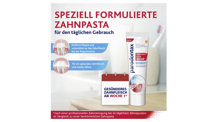 Parodontax Zahnfleisch Active Repair Zahncreme 75 ml