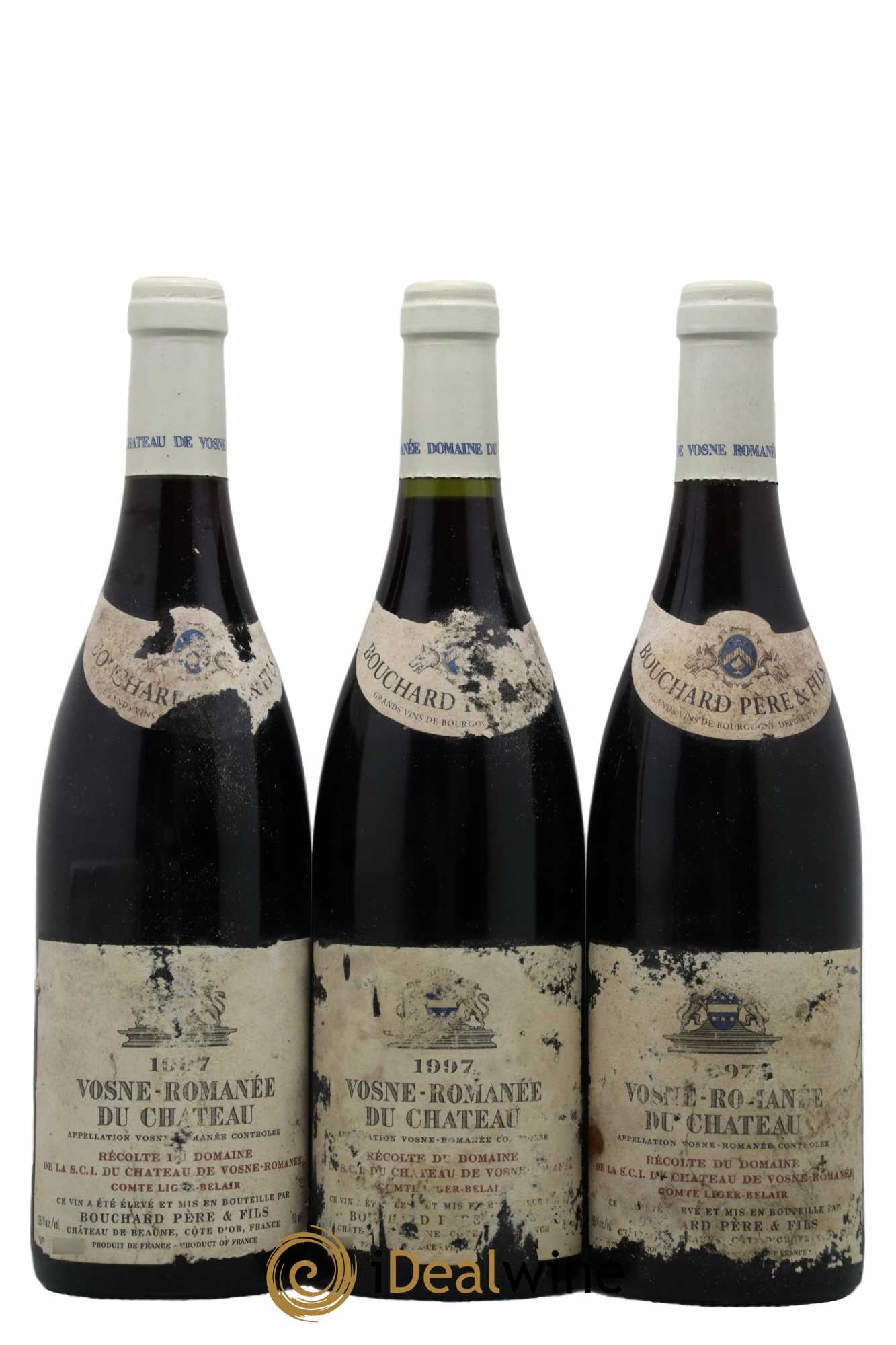 Vosne-Romanée Comte Liger-Belair (Domaine du)  1997 - Lot de 3 Bouteilles