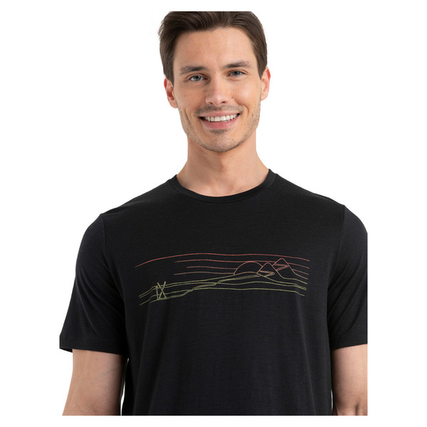 M TECH LITE II SS TEE SKI STRIPES Herren - Funktionsshirt
