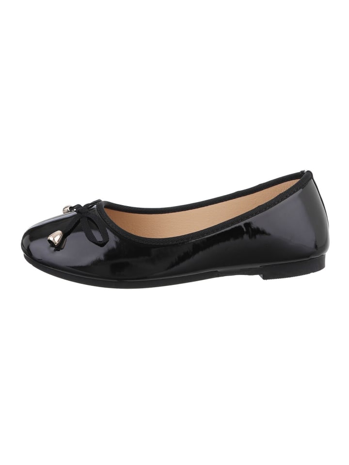 Ital-Design Ballerina in Schwarz günstig kaufen