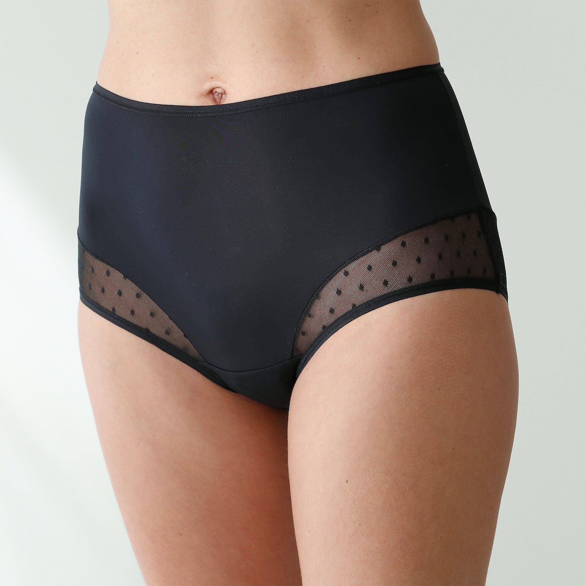 Culotte microfibre taille haute – lot de 2