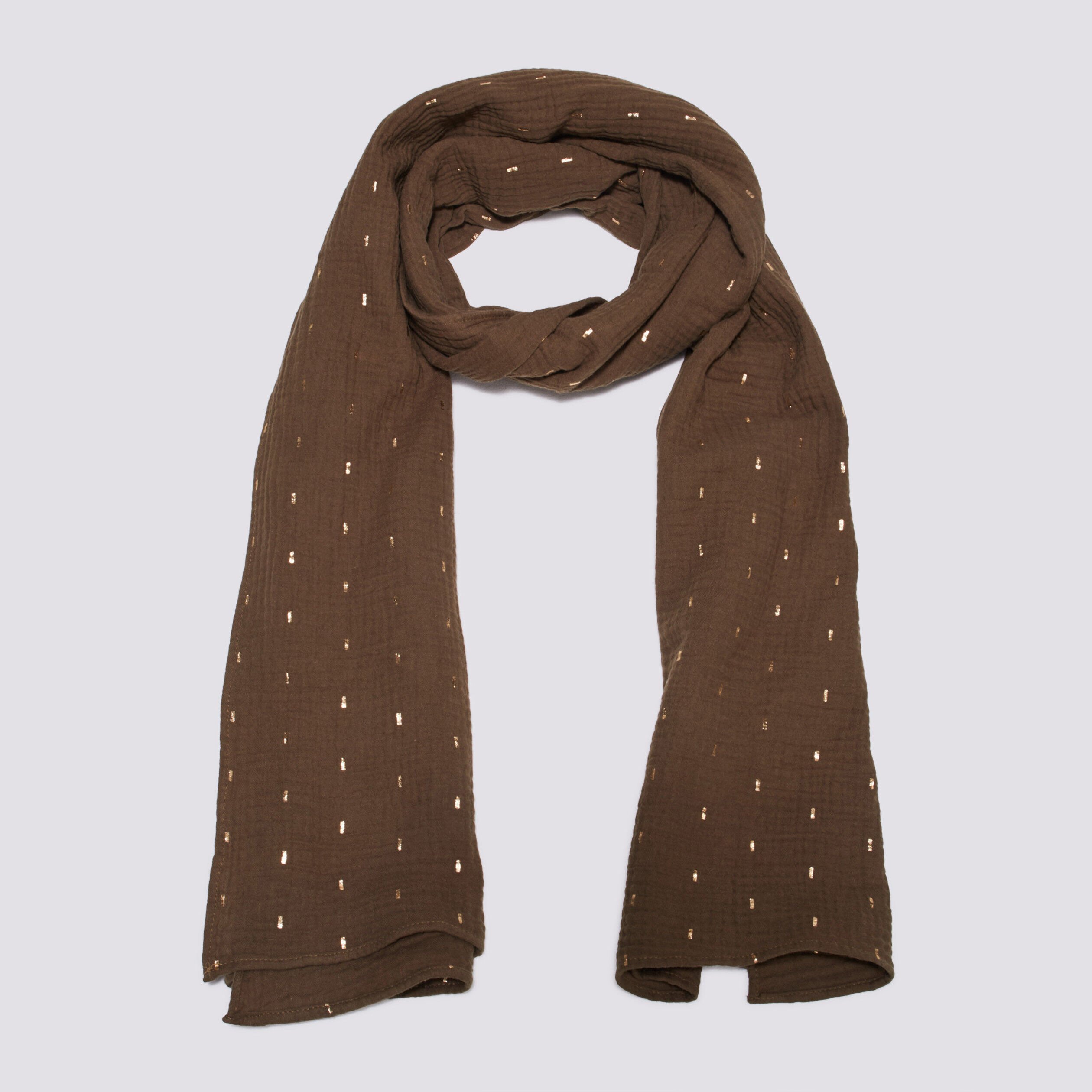 Foulard vert olive femme | Cache Cache