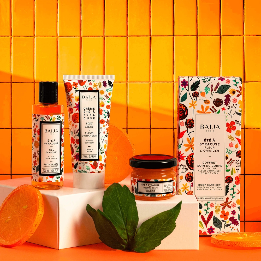 baïja Coffret Rituel soins corps Été à Syracuse Coffret corps