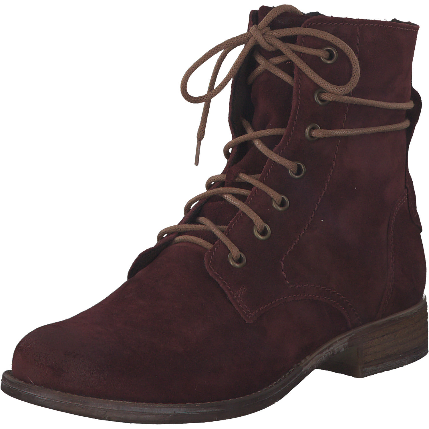 Josef Seibel Sienna 70 99670, Schnürstiefeletten, Damen, Dunkelrot