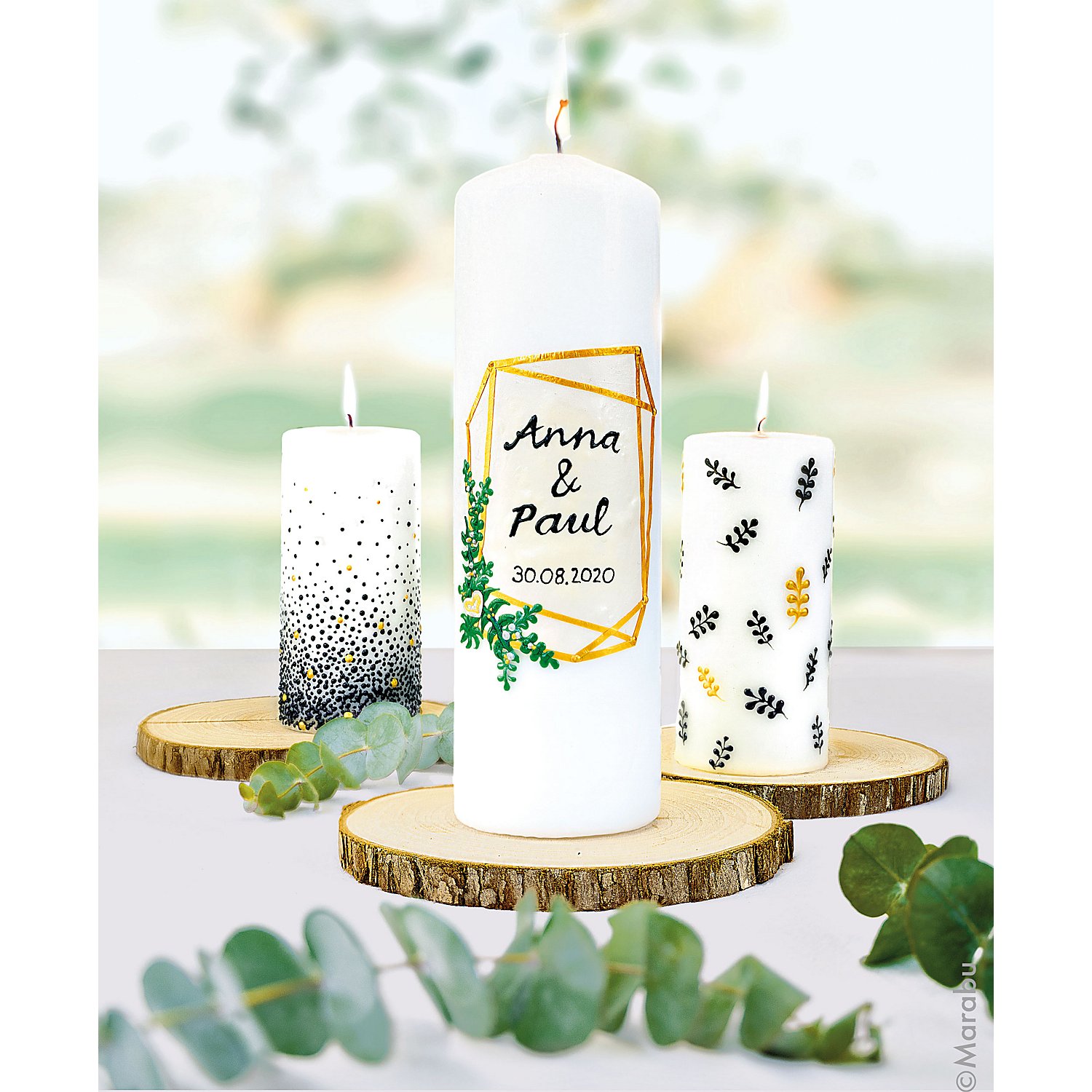 Marabu Candle-Liner, schwarz, 25 ml