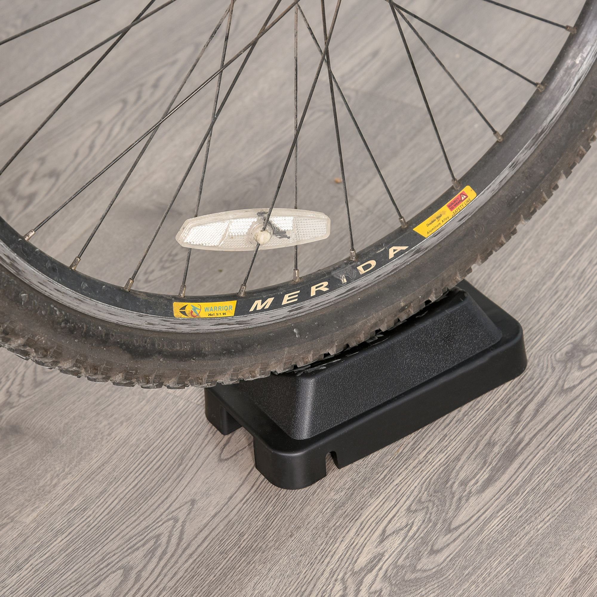 HOMCOM Heimtrainer Rollentrainer, Fahrradtrainer, klappbar, 54,5 x 47,2 x 39,1cm, Heimtrainer Fahrrad