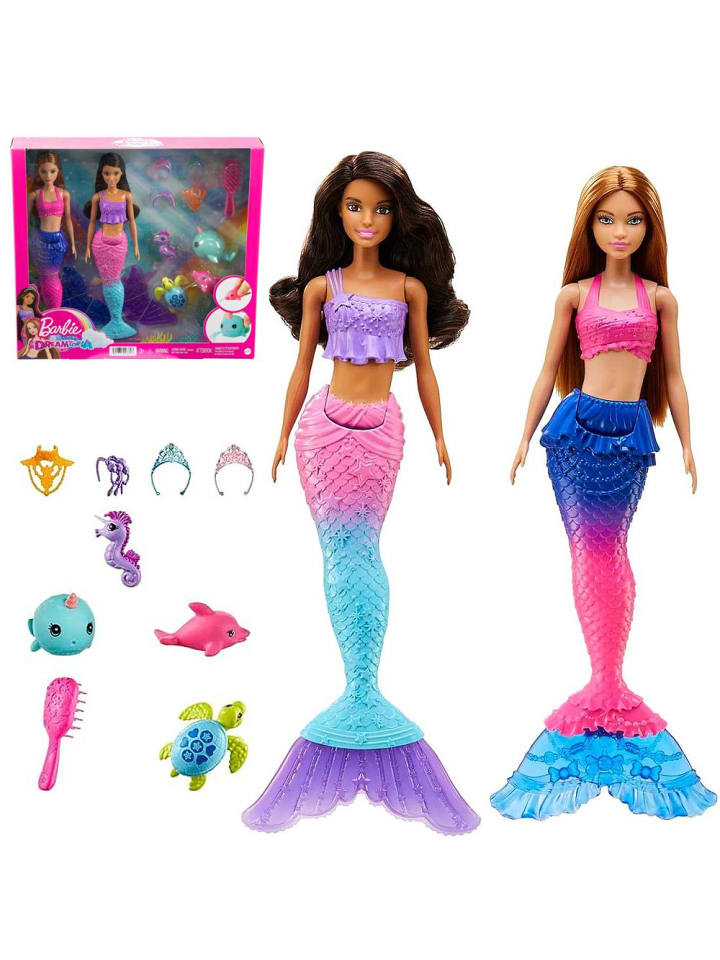 Barbie Ocean Adventure | Barbie HBW89 | Meerjungfrauen-Puppen im Spielset günstig kaufen onesize