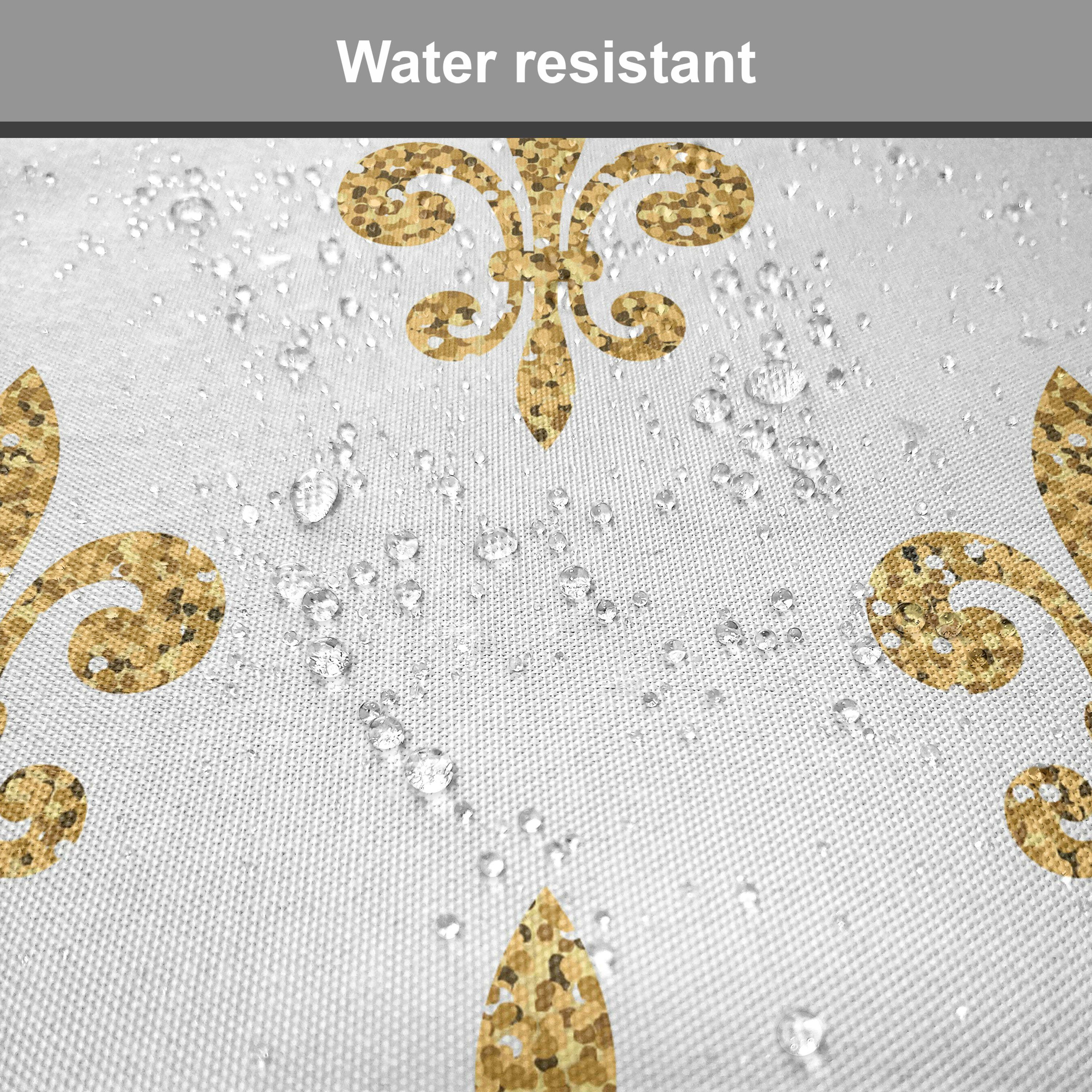 Abakuhaus Stuhlkissen Dekoratives wasserfestes Kissen mit Riemen für Küchensitze, Jahrgang Europäische Lily Edler