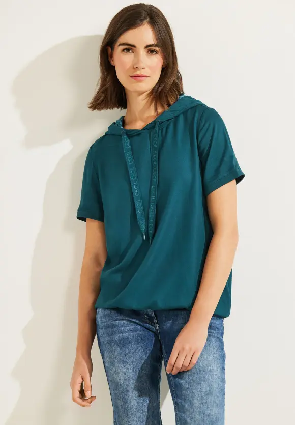CECIL Hoodie Bluse mit Kapuze