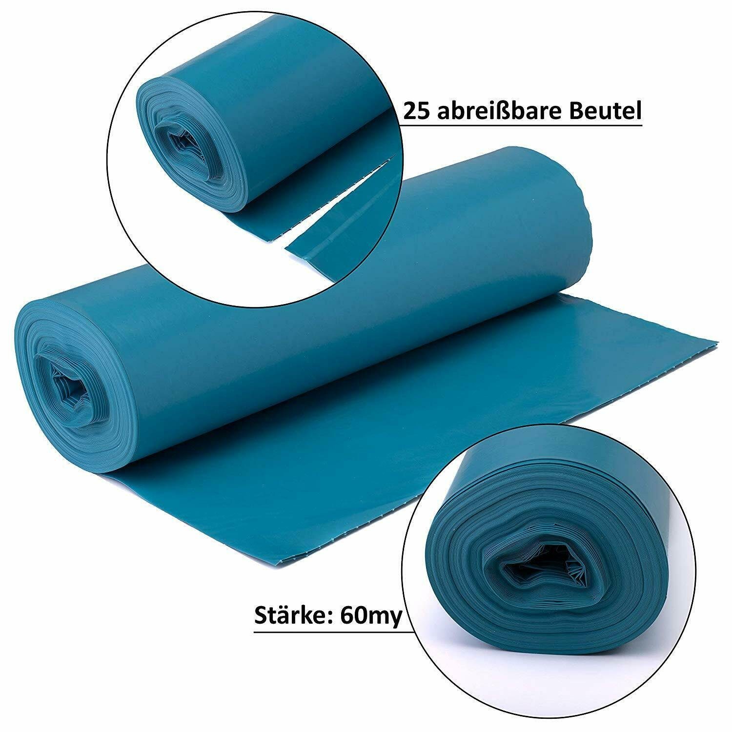 ROXUS Müllbeutel Müllsäcke 120L Müllbeutel, Gartensack,Abfallsack XXL, Zubehör für Mülleimer, extra stark