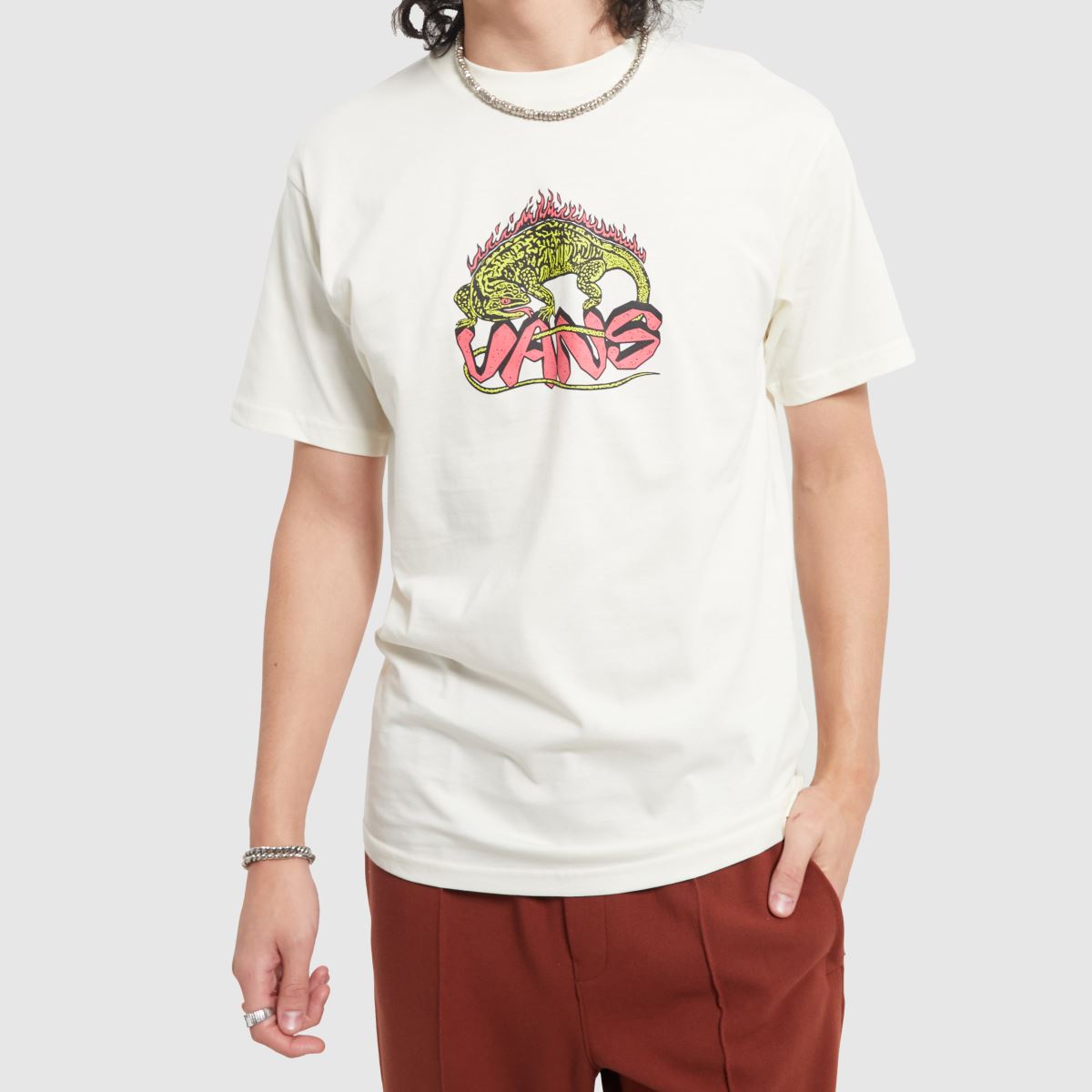 Vans – Firey Friend – Off-white t-shirt