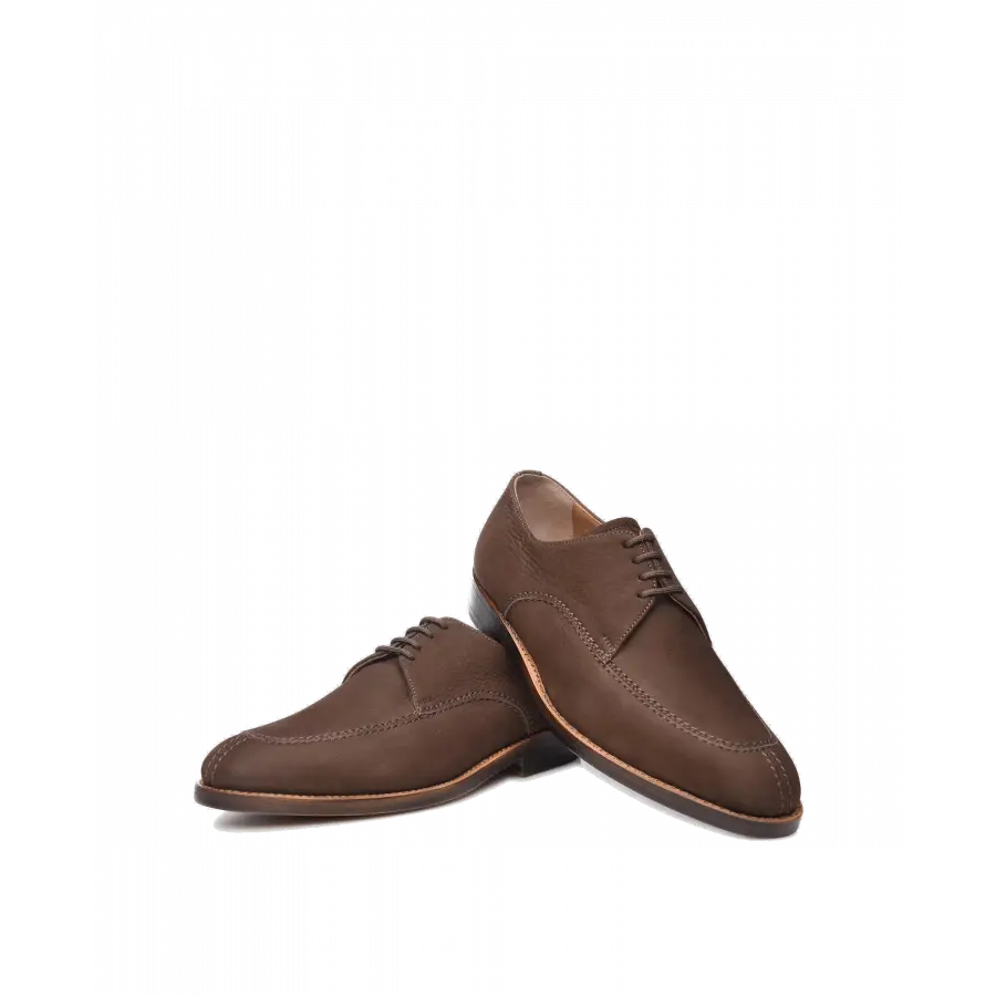 Heinrich Dinkelacker - Businessschuhe Derby LUZERN PLAIN BD Nubukleder - braun